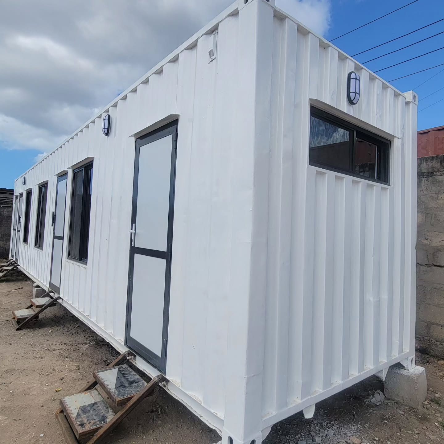 Container Modification into Homes, Offices and Shops in Accra