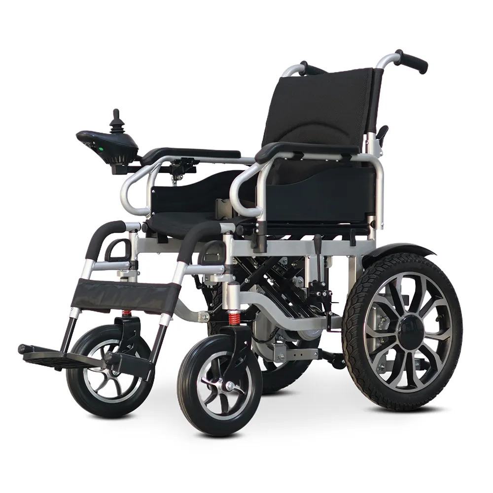 Short Back Electric Wheelchair – Compact Powered Mobility Chair